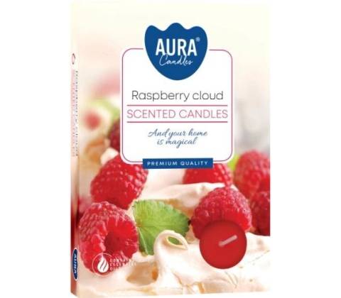 Bispol Aura Raspberry Cloud 6 ks