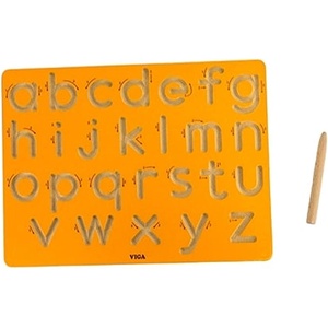 Viga Toys Тактилна дъска VigaToys - За изписване на малки букви (44695)