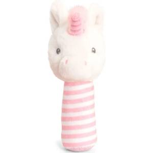 Keel Toys Бебешка дрънкалка Keel Toys Keeleco - Еднорог, стик, 14 cm (SE1006)