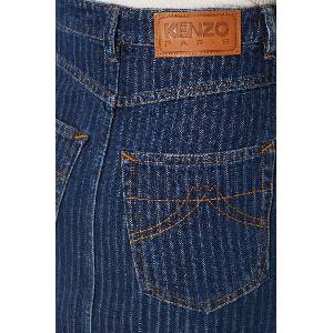 Kenzo Дънкова пола Mini Skirt Stripped Jacquard (FE62DJ2806F2.DD)