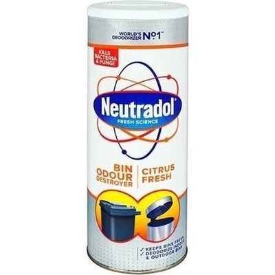 Neutradol Prášok neutralizujúci vôňu v odpadkových košoch 350 g Citrus