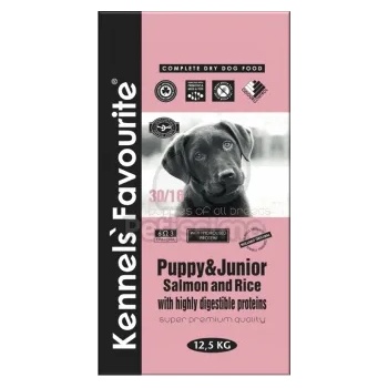 Image 1 of Kennels' Favourite Puppy & Junior храна за кучета със Съомга и Ориз 3 кг