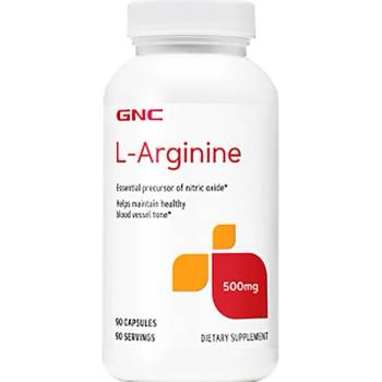 Image 1 of GNC L-Arginine 500 mg [90 капсули]