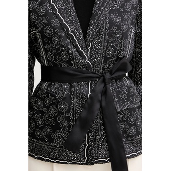 MARELLA Риза Marella дамска в черно със стандартна кройка с класическа яка 2523046221200 (2523046221200)