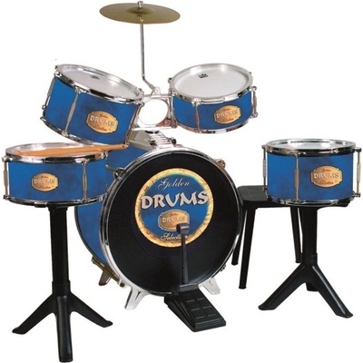 Reig Musicales dětská bicí souprava Golden Drums modrá