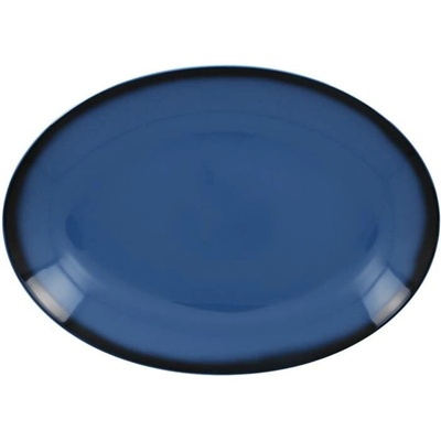 RAK Porcelain Talíř oválný 32 x 23 cm modrá RAK-LENNOP32BL