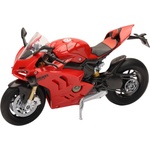 New Ray Toys Метален мотоциклет Newray - Ducati Panigale V4 S, 1: 12, червен (58253)