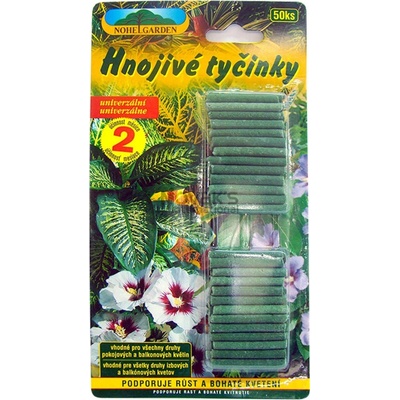 Nohel Garden Tyčinkové hnojivo pre izbové a balkónové rastliny 50 ks