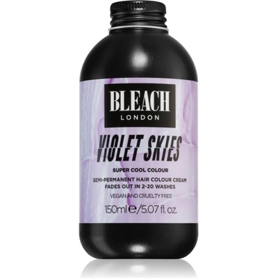 Bleach London Super Cool semi-permanentní barva na vlasy Violet Skies 150 ml