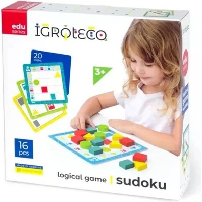 IGROTECO Логическа игра судоку за деца - комплект от 16 части (900514)