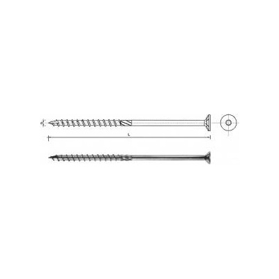 Uncanny Brand Wood insert with tapered bar on torx 6*120mm t30