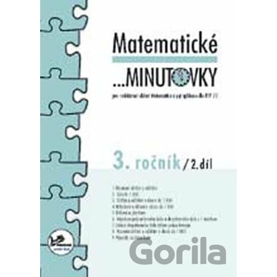 Matematické minutovky pro 3. ročník/ 2. díl Hana Mikulenková; Josef Molnár [CZ