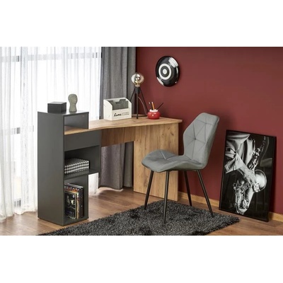 Halmar Бюро CONTI - антрацит (CONTI/antr/Halmar/desk)