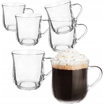 Design Poháre s uchom na kávu čaj hrnčeky Altom Dublin 6 x 330 ml