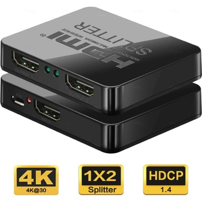 PremiumCord HDMI splitter 1-2 porty, khsplit2c – Zboží Mobilmania