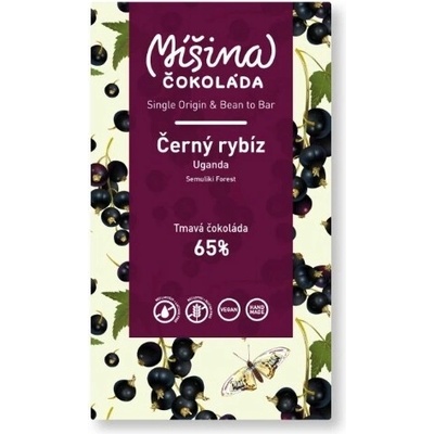 Míšina Tmavá Uganda 65% s černým rybízem 50 g