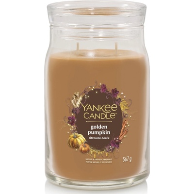 Yankee Candle Signature GOLDEN PUMPKIN 567 g – Zboží Dáma