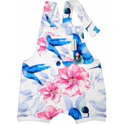 Dětské laclové kalhoty krátké kolibřík