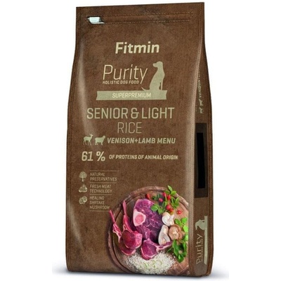 Fitmin Purity Rice Senior & Light Venison & Lamb 2 kg