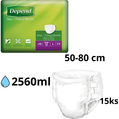 Depend Slip Super Plus S 15 ks