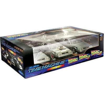 WELLY Back to the Future Trilogy Set 1:24