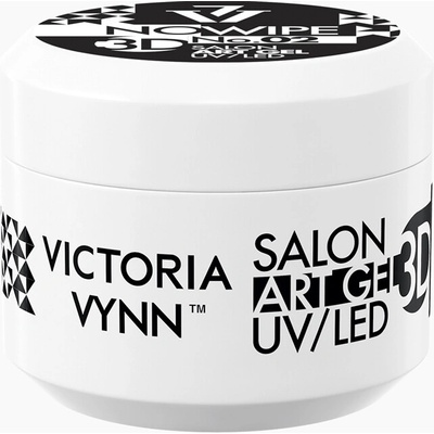 VICTORIA VYNN Zdobící gel ART 3D 02 černý No Wipe 5 ml