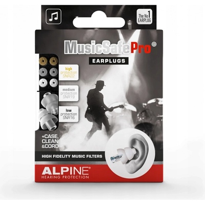 Alpine MusicSafe Pro Silver SNR 14,17+18 dB 1 pár – Zboží Dáma