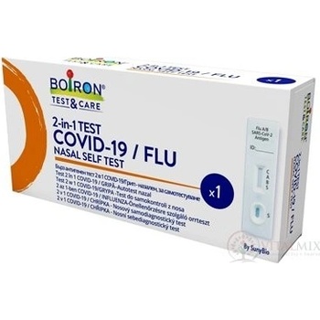 Boiron Test&Care 2-in-1 COVID-19/FLU nosní samodiagnostický test 1 ks