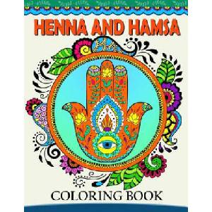 Henna and Hamsa Coloring Book: Intricate tatoo Design for Adults Coloring Book | Tiny Cactus Publishing (2017)