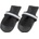 Ferplast Dogs Shoes Medium - Защитни обувки тип чорап за кучета, 2 броя, 7 x 8 x h 9 см. - черни