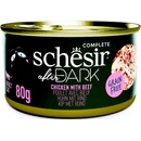 Schesir Cat After Dark Wholefood kuře/hovězí 80 g