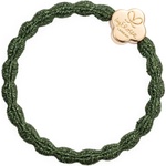 By Eloise London Metallic Gold Quatrefoil цвят Chive Green