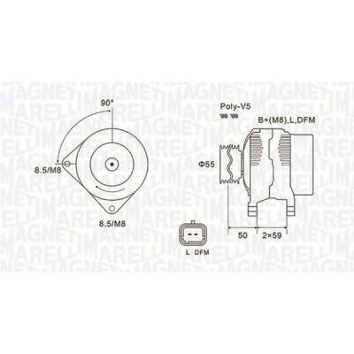 generátor MAGNETI MARELLI 063731823010