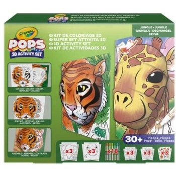 Crayola POPs: 3D мега комплект - Джунгла