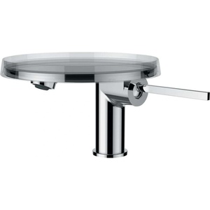 Laufen Kartell - Смесител с една ръкохватка за умивалник „Disc, хром/прозрачен H3113310041101 (H3113310041101)