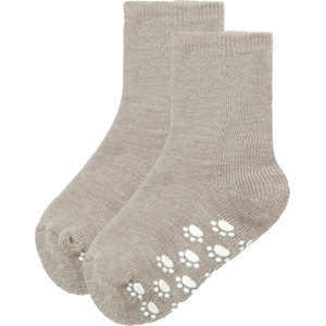 Joha Детски мериносови чорапи Joha Kid's 721 Wool Sock Anti-Slip Slippers - Beige Melange - размер 19-22 (EU) (702-2513-0212)