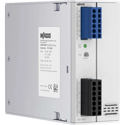 WAGO 787-1640 sieťový zdroj na montážnu lištu (DIN lištu), 24 V, 10 A, 240 W, výstupy 1 x