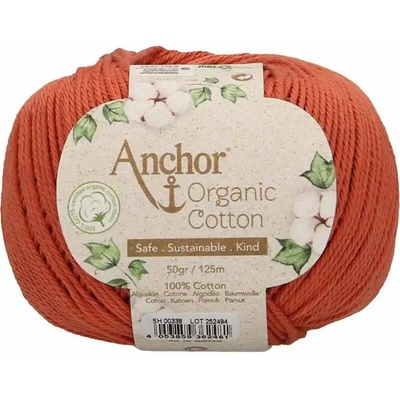 Anchor Organic Cotton 338 Červenohnědá