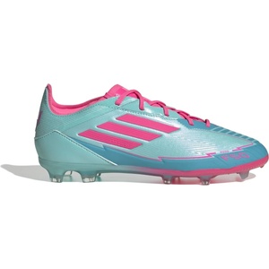 Adidas Детски футболни бутонки adidas F50 Elite Childrens Firm Ground Football Boots - Blue/Pink