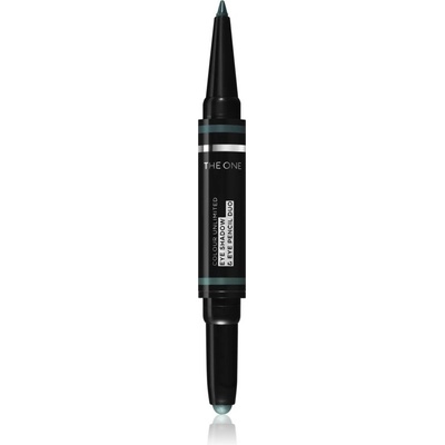 Oriflame The One Colour Unlimited očné tiene a ceruzka na oči 2 v 1 Emerald Green 1,2 g