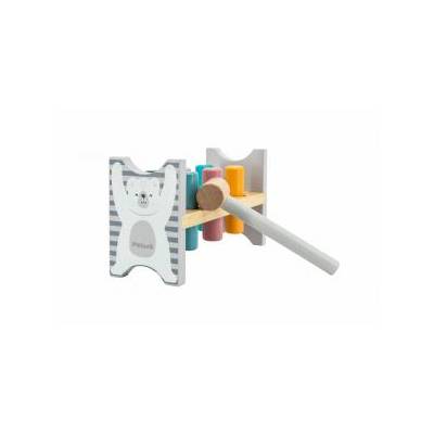 Viga wooden toy truck punch punch with hammer - polarb montessori