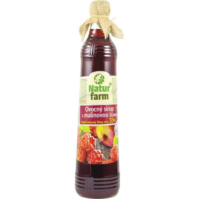 Natur farm Ovocný sirup s malinovou šťávou 700 ml