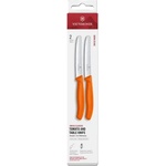 Victorinox Комплект от два ножа за домати Victorinox Swiss Classic 11 см. , назъбено острие, оранжеви, кутия (6.7839.2C1)