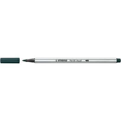 Stabilo Pen 68 brush zemní zelená