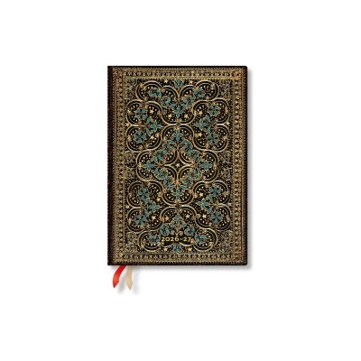 Paperblanks 2027 Restoration MIDI Horizontal Hardcover 18-Month Weekly Planner, 208pg, 80gsm by Paperblanks (the Queen's Binding)