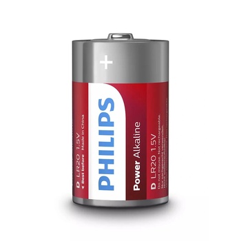 Philips Power Alkaline LR20P2B/10 батерия за домакински уред Еднократна батерия D Алкална (LR20P2B/10)