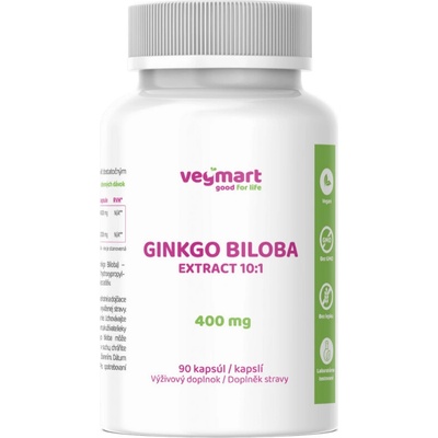 Vegmart Ginkgo Biloba 400 mg 90 kapslí