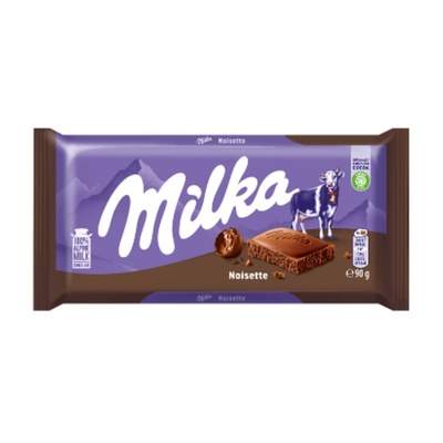 Milka Шоколад млян лешник 90г