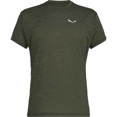 Salewa Мъжка спортна тениска Salewa Puez Melange Dry S/S Tee T-shirt - Faded Green Melange - размер 50 (EU) (016-3030-2013)