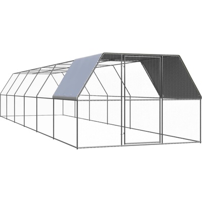 vidaXL Venkovní klec pro kuřata 3 × 12 × 2 m pozinkovaná ocel 9799.3089328